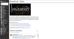 Desktop Screenshot of barricklab.org